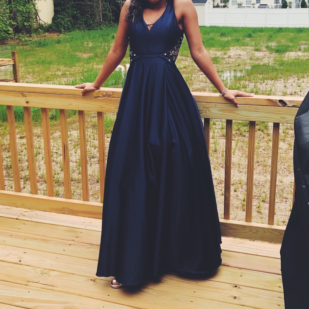 Royal Blue prom dress
